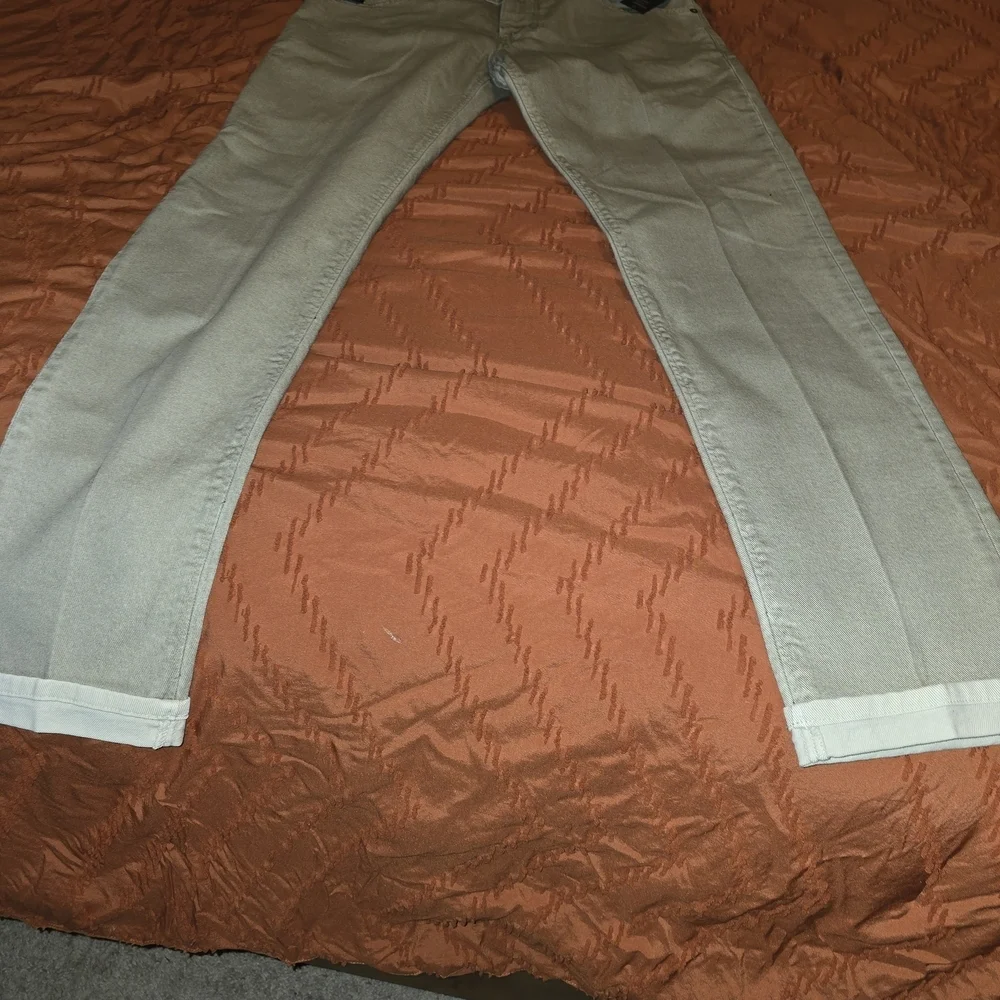 Pto5 Italian Men's Slim Khaki Jeans